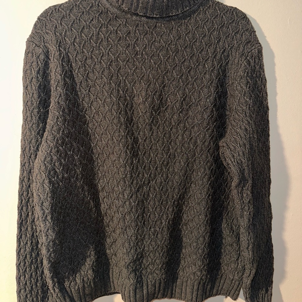 Tasso Elba Cotton Turtleneck Sweater – Medium